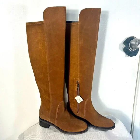 Cole Haan Grand 360 Suede Cal Gary Boots Size 5 B Women Waterproof Chestnut NEW